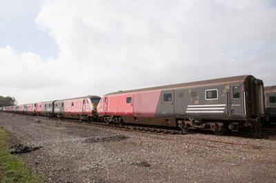 82150,82141,82150 coach,82141 coach at Long Marston. &copy; trainlogger