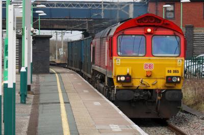 66065 at Acton Bridge (Cheshire). &copy; South Coast Trainspotter