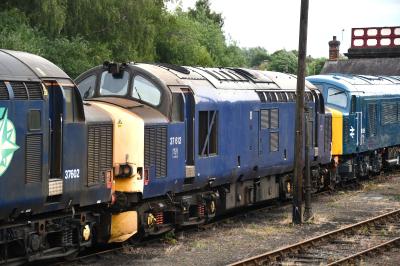 37612 at Barrow Hill. &copy; MJM