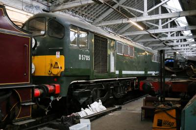 D5705 at East Lancashire Railway - Bury Baron Street Works. &copy; stevexos