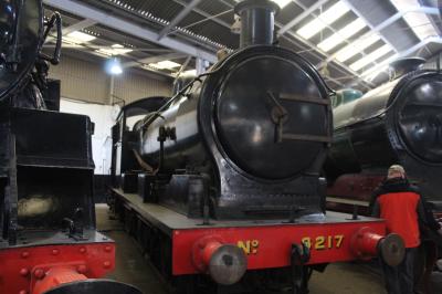 8217 steam at Barrow Hill Roundhouse. &copy; ConnorsRailPhotography