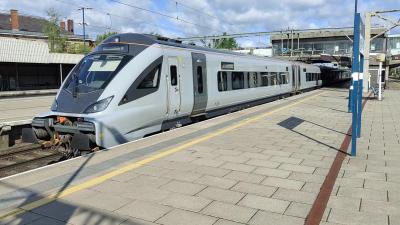 12812 coach at Stafford. &copy; Geoff