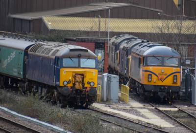 57305,69008,37423,37069 at Leicester TMD. &copy; Brodie