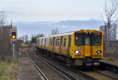507007 at Bootle Oriel Road. &copy; Brodie