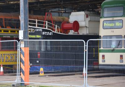 BT 737 at Rigby Road Depot (Blackpool Tramway). &copy; AJax