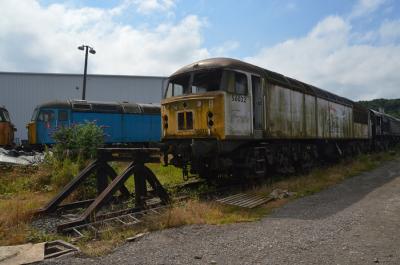 56032,56009 at Longport Electro-Motive Diesel Works. &copy; Kempydak