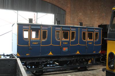 S&H1 coach at Manchester Museum of Science and Industry. &copy; ConnorsRailPhotography