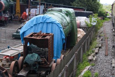 35011 steam at Swindon & Cricklade Railway. © South Coast Trainspotter