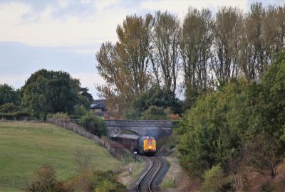 55009 at Severn Valley Railway - Eardington Bank. &copy; stevexos