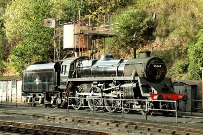 75069 Steam at Severn Valley Railway - Bewdley. &copy; stevexos