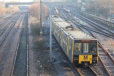 TW 4071 at Pelaw (Tyne & Wear Metro). &copy; ConnorsRailPhotography