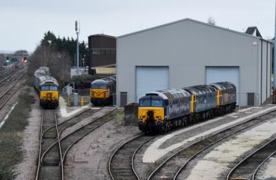 57303,57305 at Leicester TMD. &copy; Brodie
