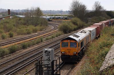 66781 at Eastleigh. &copy; al66class59