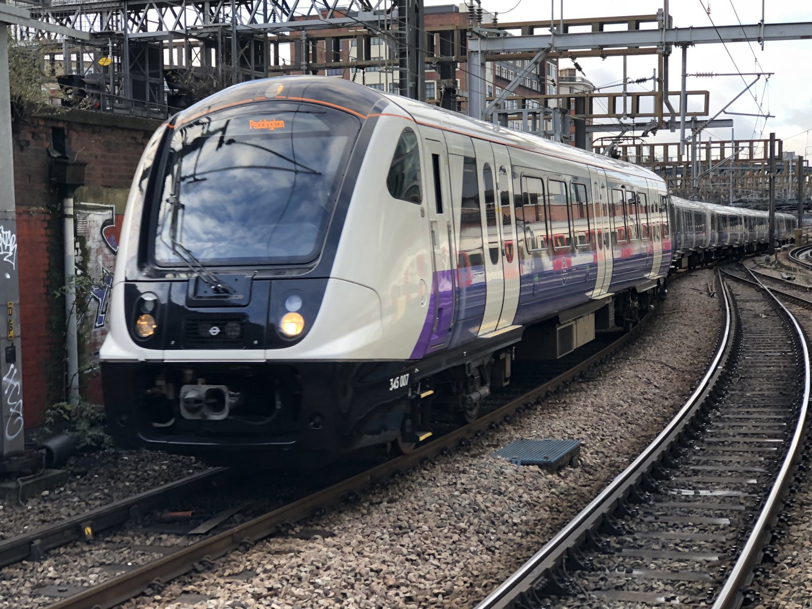 Photo of 345007 at London Paddington — trainlogger