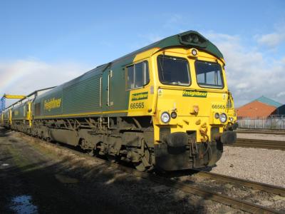 66565 at Leeds Vehicle Maintenance Facility (Leeds Midland Road). &copy; Byron5574