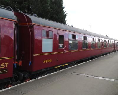 4994 coach at Severn Valley Railway - Kidderminster. &copy; Geoff
