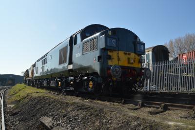37057 at Barrow Hill. &copy; Kempydak