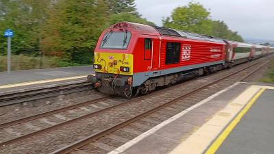 67013 at Craven Arms. &copy; Geoff