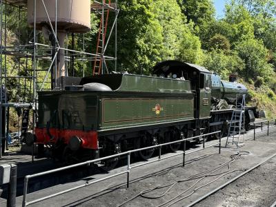 7802 steam at Severn Valley Railway - Bewdley. &copy; AJax