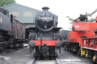 43106 steam at Severn Valley Railway. &copy; linuxyeti