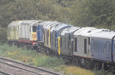 60099,37905,37003,60060,58023,58016,D5410 at Leicester TMD. &copy; Brodie