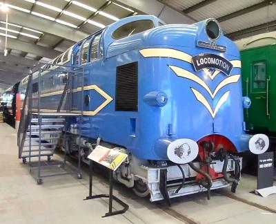 Deltic at Locomotion, Shildon. &copy; Geoff