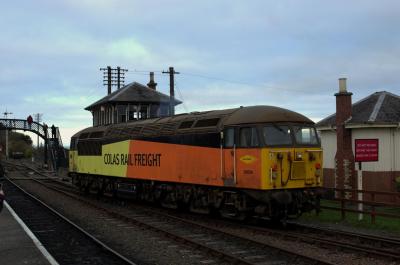 56090 at Bo'ness & Kinneil Railway - Bo'ness. &copy; stevexos