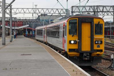 153968 at Crewe. &copy; South Coast Trainspotter