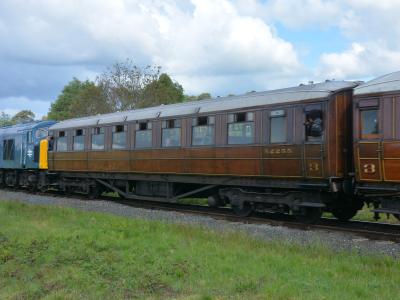 LNER52255 coach at Severn Valley Railway - Rifle Range. &copy; AJax