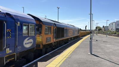 66771 at Eastleigh. &copy; Luivery