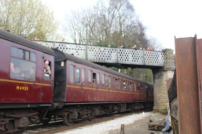 43345 coach at Keighley & Worth Valley Railway - Haworth. &copy; ConnorsRailPhotography