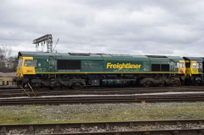 66618 at Crewe Basford Hall. &copy; Shotts
