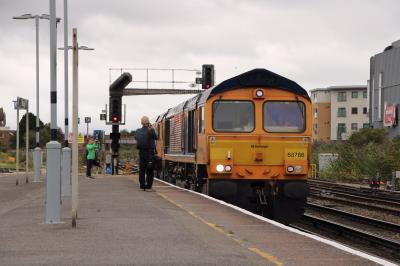 66766 at Eastleigh. &copy; al66class59