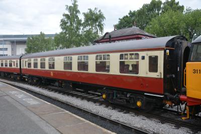 4836 coach at Keighley & Worth Valley Railway - Keighley. &copy; AJax