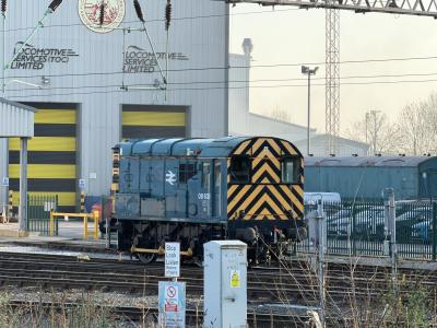 08631 at Crewe TMD. &copy; Luivery