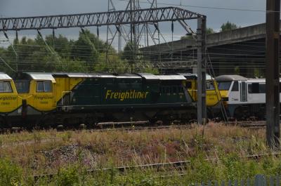 70008 at Crewe Basford Hall Freightliner Depot. &copy; Kempydak