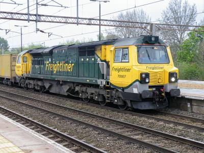 70007 at Northampton. &copy; llamafish