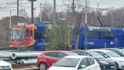 SYS 101 at Nunnery depot (Supertram). &copy; MemberOfThePublic
