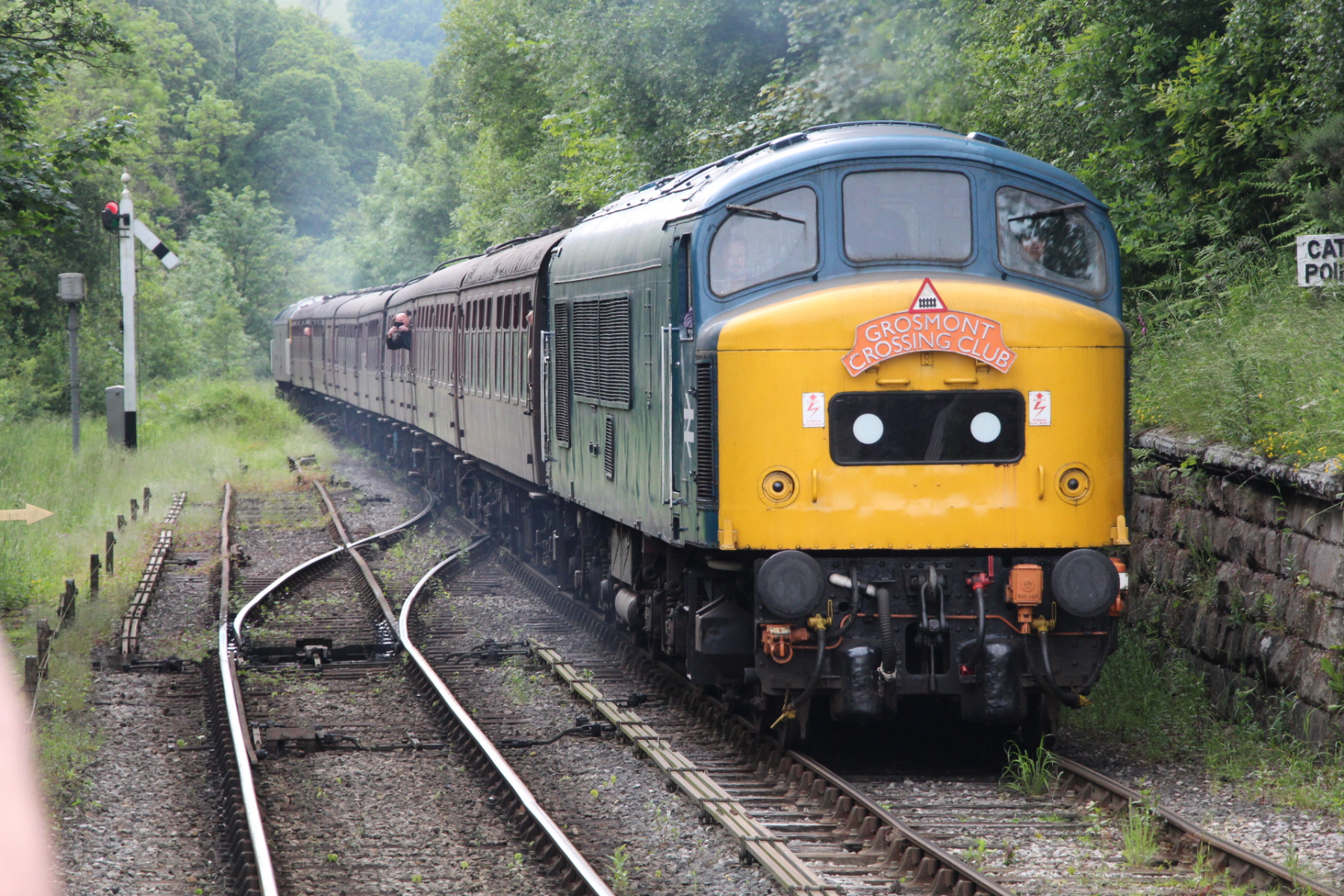 Photo of 45108 at North Yorkshire Moors Railway - Goathland — trainlogger