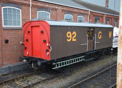 GWR 92 coach at Gloucestershire Warwickshire Railway - Toddington TMD. &copy; AJax