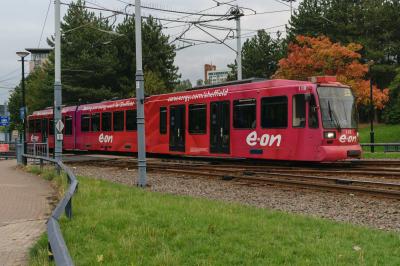 SYS 118 at Park Square Junction (Supertram). &copy; llamafish