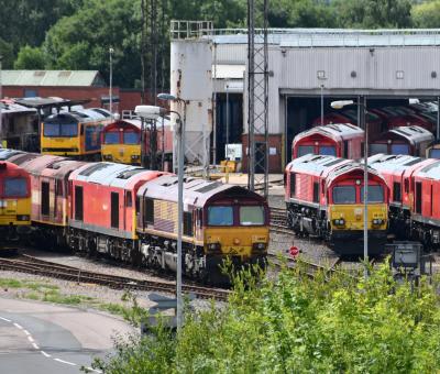 66160 at Toton TMD. &copy; MJM