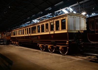 LNWR802 coach at York National Railway Museum. &copy; AJax