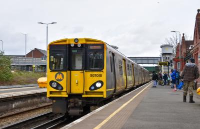 507015 at Birkenhead North. &copy; Brodie