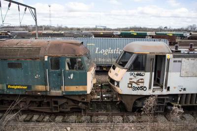 47811,90050 at Crewe Basford Hall. &copy; Shotts