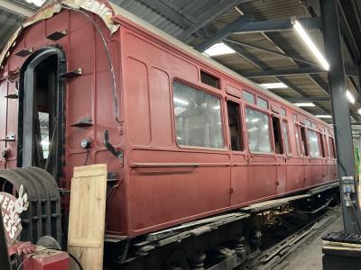 GWR7545 coach at Swindon & Cricklade Railway. &copy; Pistolpete008