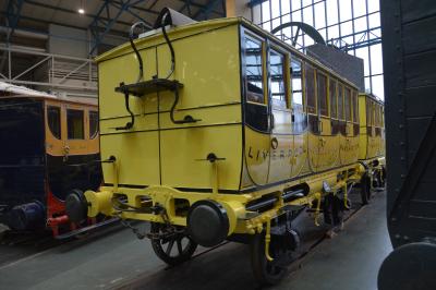 L&MR-4w (R) coach at York National Railway Museum. &copy; AJax