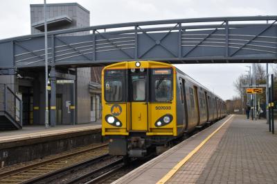 507033 at Bootle Oriel Road. &copy; Brodie