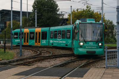 SYS 112 at Park Square Junction (Supertram). &copy; llamafish
