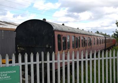 43172 coach at Stephenson Railway Museum. &copy; MJM